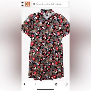 Her Universe Stitch Button down dress, Size Small